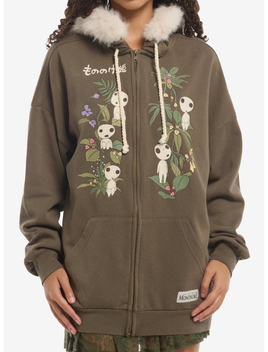 Her Universe Studio Ghibli® Princess Mononoke Kodama Girls Hoodie - US 4501