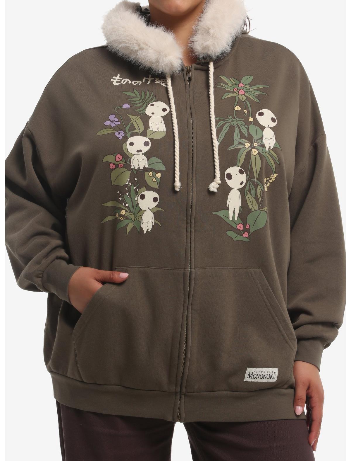 Her Universe Studio Ghibli® Princess Mononoke Kodama Girls Hoodie Plus Size - US 5260