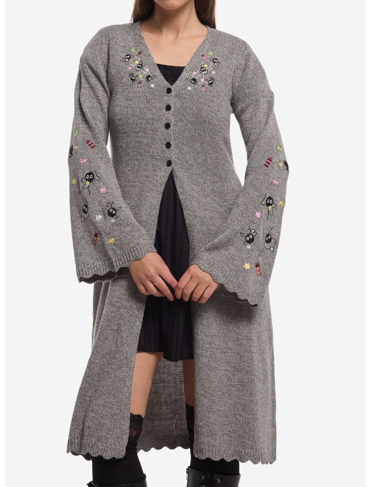 Her Universe Studio Ghibli® Spirited Away Soot Sprites Girls Knit Duster - US 1587