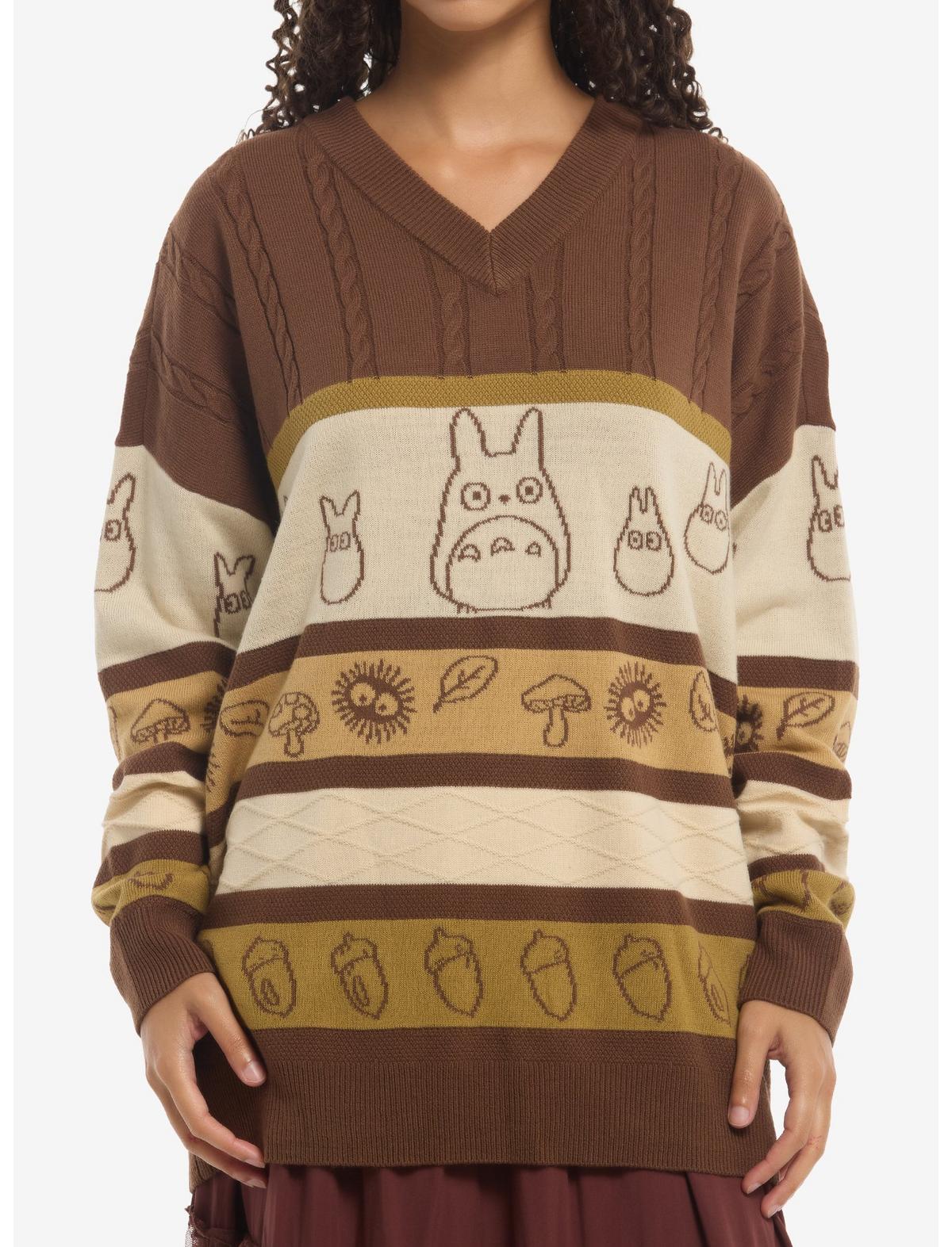 Her Universe Studio Ghibli® My Neighbor Totoro Stripe Knit Girls Sweater - US 6899