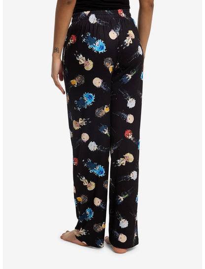 Disney Twisted-Wonderland Chibi Housewardens Pajama Pants - US 8980