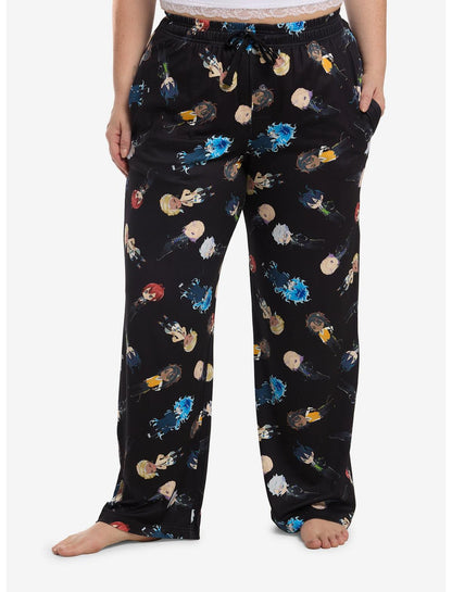Disney Twisted-Wonderland Chibi Housewardens Pajama Pants Plus Size - US 4009