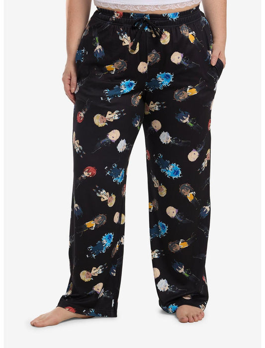 Disney Twisted-Wonderland Chibi Housewardens Pajama Pants Plus Size - US 4009