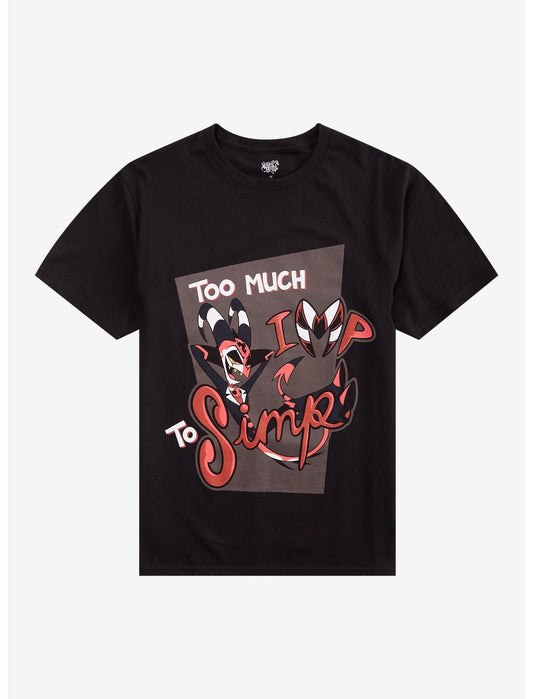 Helluva Boss Too Much Imp To Simp T-Shirt - US 8544