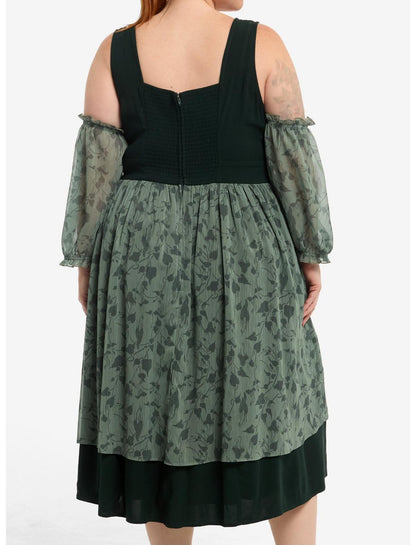 Dungeons & Dragons Druid Cold-Shoulder Dress Plus Size - US 5339
