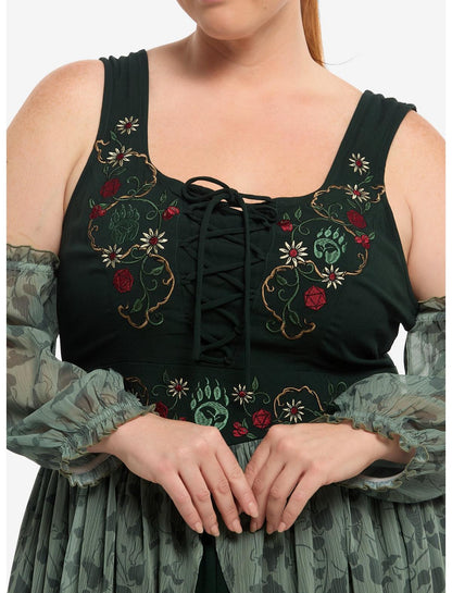 Dungeons & Dragons Druid Cold-Shoulder Dress Plus Size - US 5339