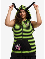 Invader Zim GIR Stripe Hoodie Dress Plus Size - US 4104