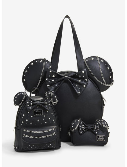 Loungefly Disney Minnie Mouse Studs & Chains Mini Backpack - US 2859