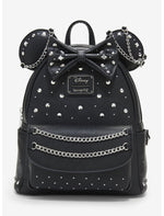 Loungefly Disney Minnie Mouse Studs & Chains Mini Backpack - US 2859