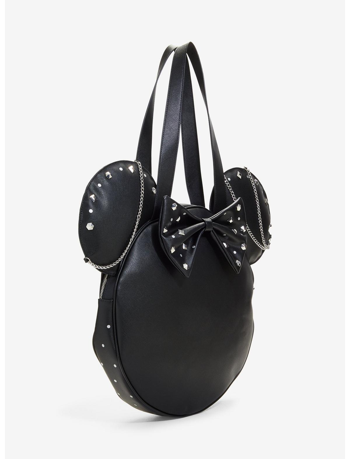 Loungefly Disney Minnie Mouse Studs & Chains Figural Tote Bag - US 1928