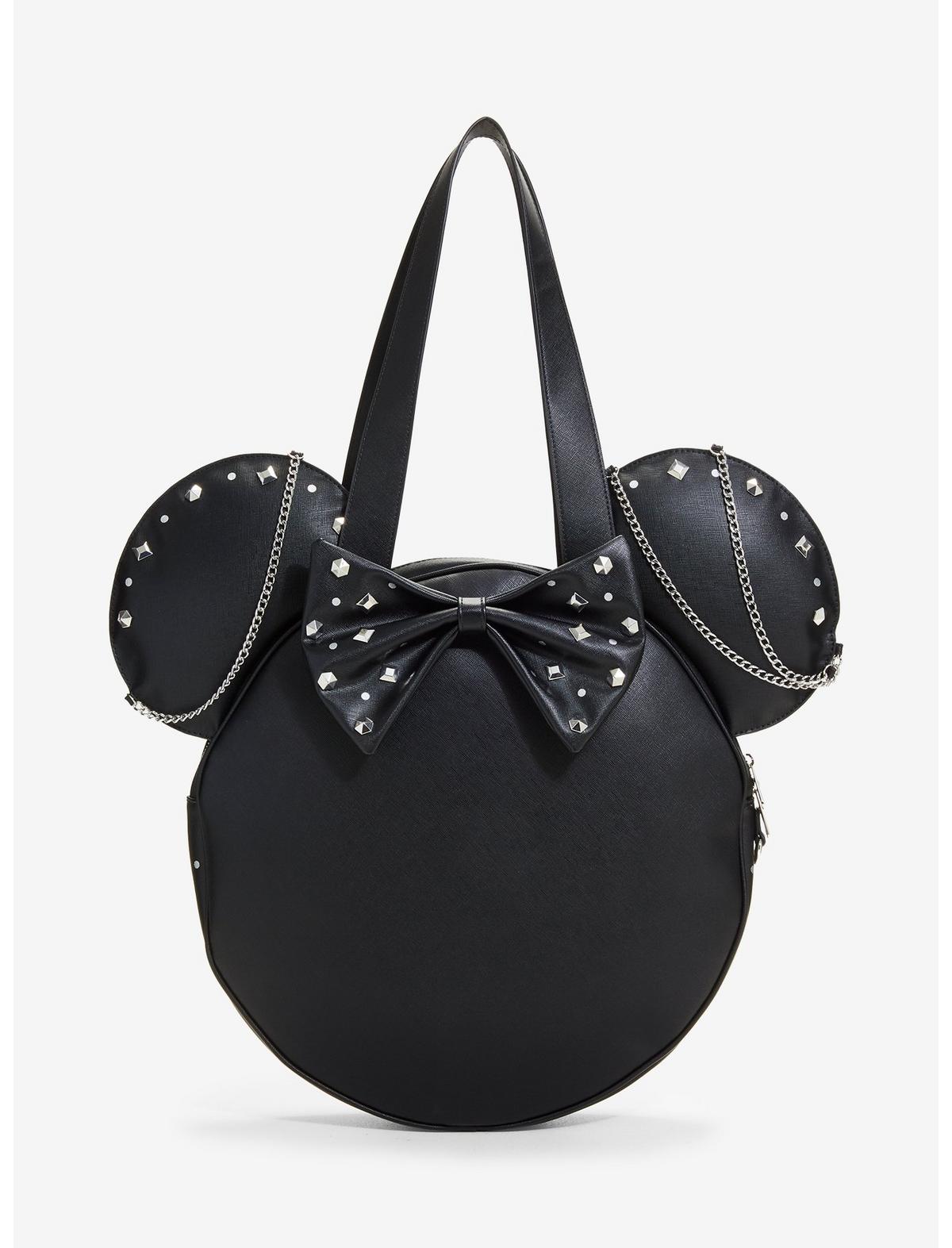 Loungefly Disney Minnie Mouse Studs & Chains Figural Tote Bag - US 1928