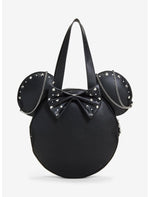 Loungefly Disney Minnie Mouse Studs & Chains Figural Tote Bag - US 1928