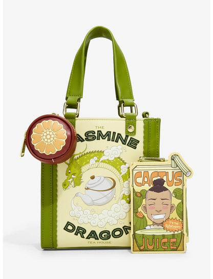 Loungefly Avatar: The Last Airbender Jasmine Dragon Crossbody Bag With Coin Purse - US 9353