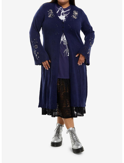 Coraline Embroidered Pointelle Girls Knit Duster Plus Size - US 4728