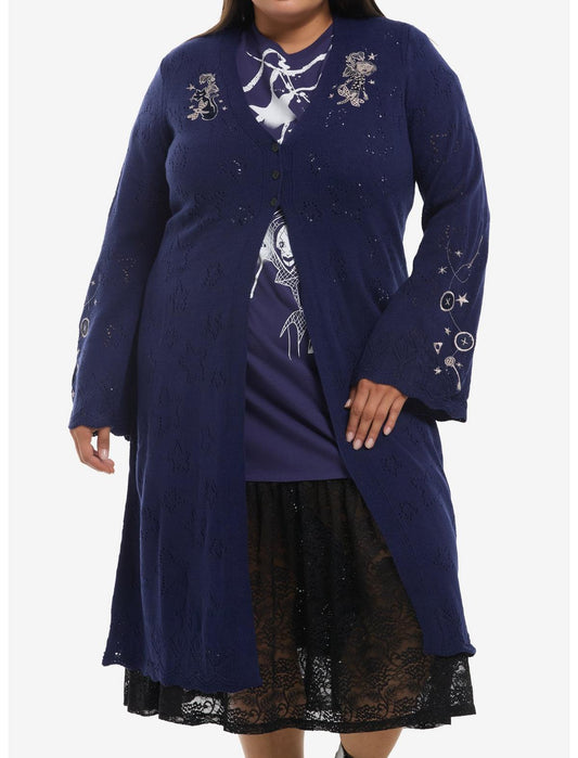 Coraline Embroidered Pointelle Girls Knit Duster Plus Size - US 4728