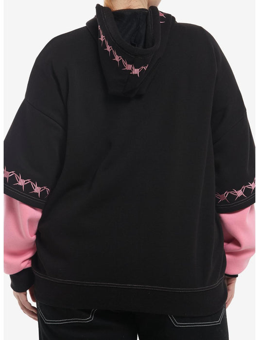 Adventure Time Princess Bubblegum & Marceline Girls Twofer Hoodie Plus Size - US 9202