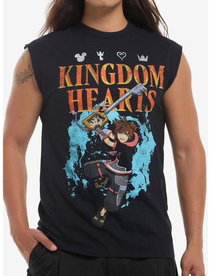 Disney Kingdom Hearts Sora Muscle Tank Top - US 1036