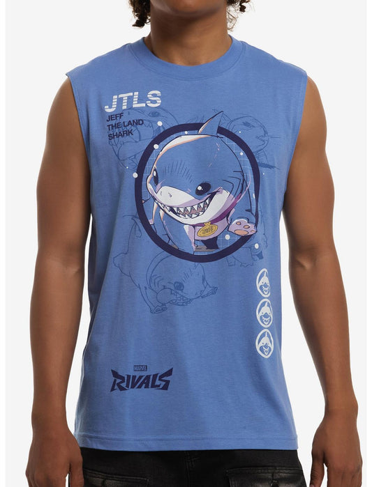 Marvel Rivals Jeff The Land Shark Muscle Tank Top - US 7273