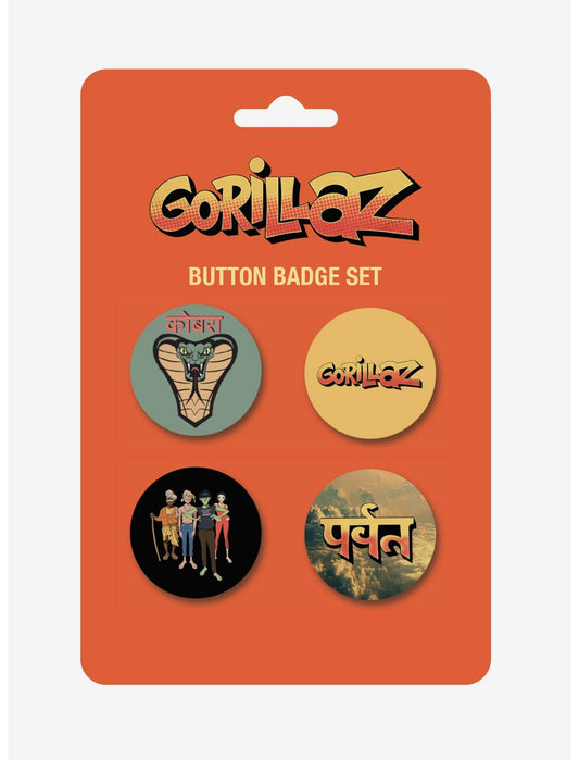 Gorillaz The Mountain Button Set - US 3121