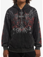 Cross Skeleton Filigree Hoodie - US 5583