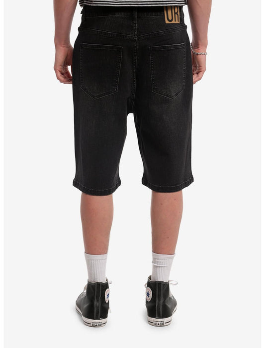 Flaming Skull Rhinestone Jorts - US 0060