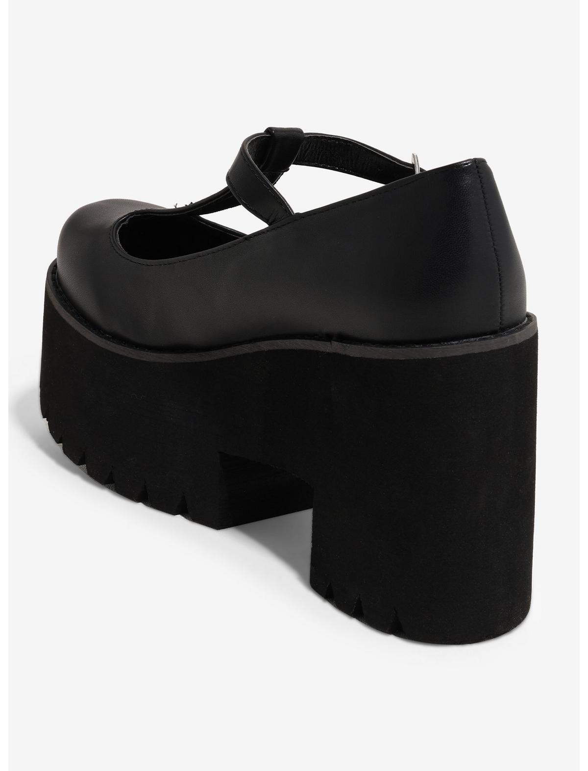 Black Platform Mary Janes - US 5993