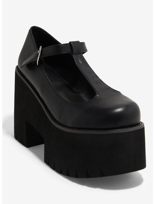 Black Platform Mary Janes - US 5993