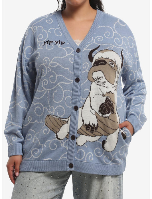 Avatar: The Last Airbender Appa Clouds Girls Cardigan Plus Size - US 2774