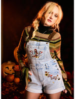 Her Universe The Nightmare Before Christmas Sally Floral Shortalls - US 3254
