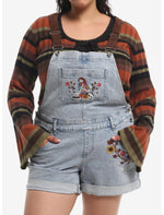 Her Universe The Nightmare Before Christmas Sally Floral Shortalls Plus Size - US 2334