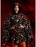 Her Universe Disney Halloween Girls Fuzzy Hooded Cape - US 6128
