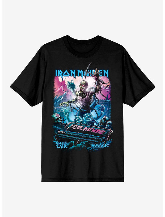 Iron Maiden X Magic: The Gathering Howling Mine Eddie T-Shirt Hot Topic Exclusive - US 6086