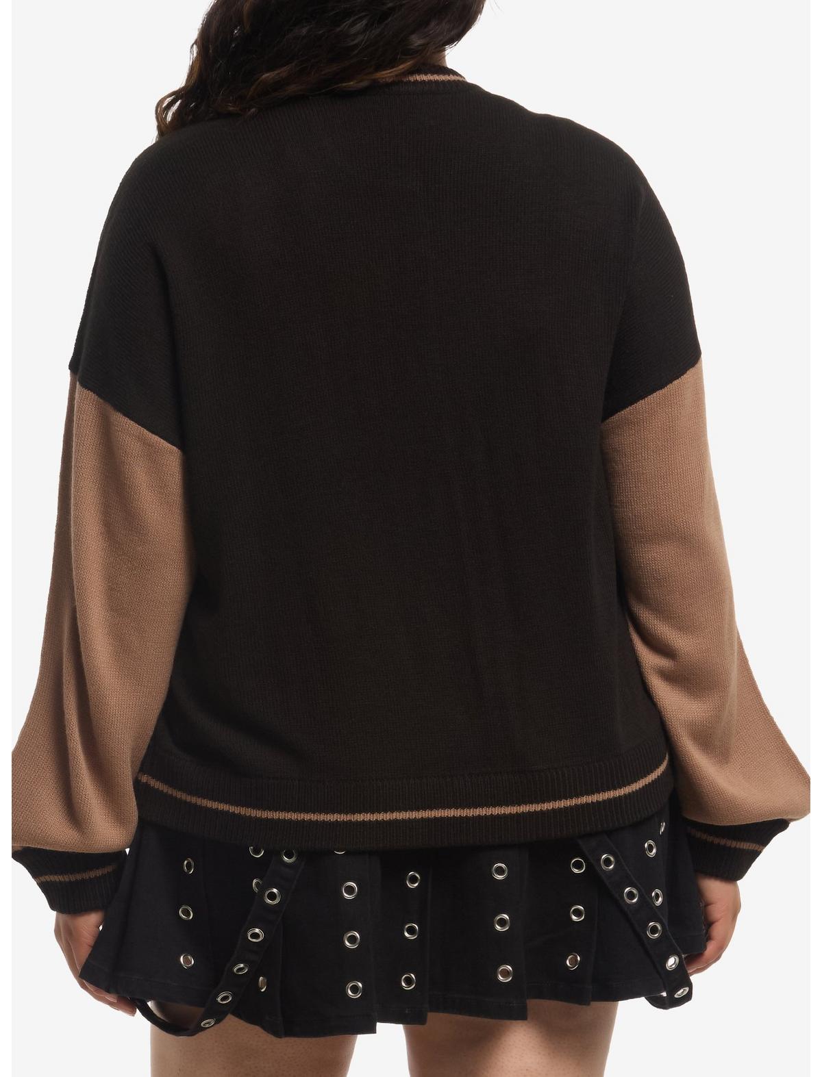 Domo Nerd Color-Block Girls Cardigan Plus Size - US 3641
