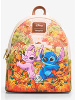Loungefly Disney Stitch & Angel Pumpkin Patch Mini Backpack - US 2388