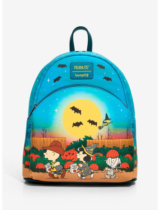 Loungefly Peanuts Group Trick-Or-Treat Mini Backpack - US 6783