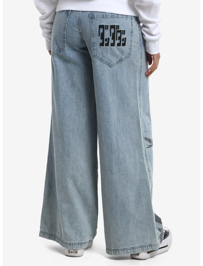 Dandadan Momo & Okarun Wide Leg Jeans - US 1296