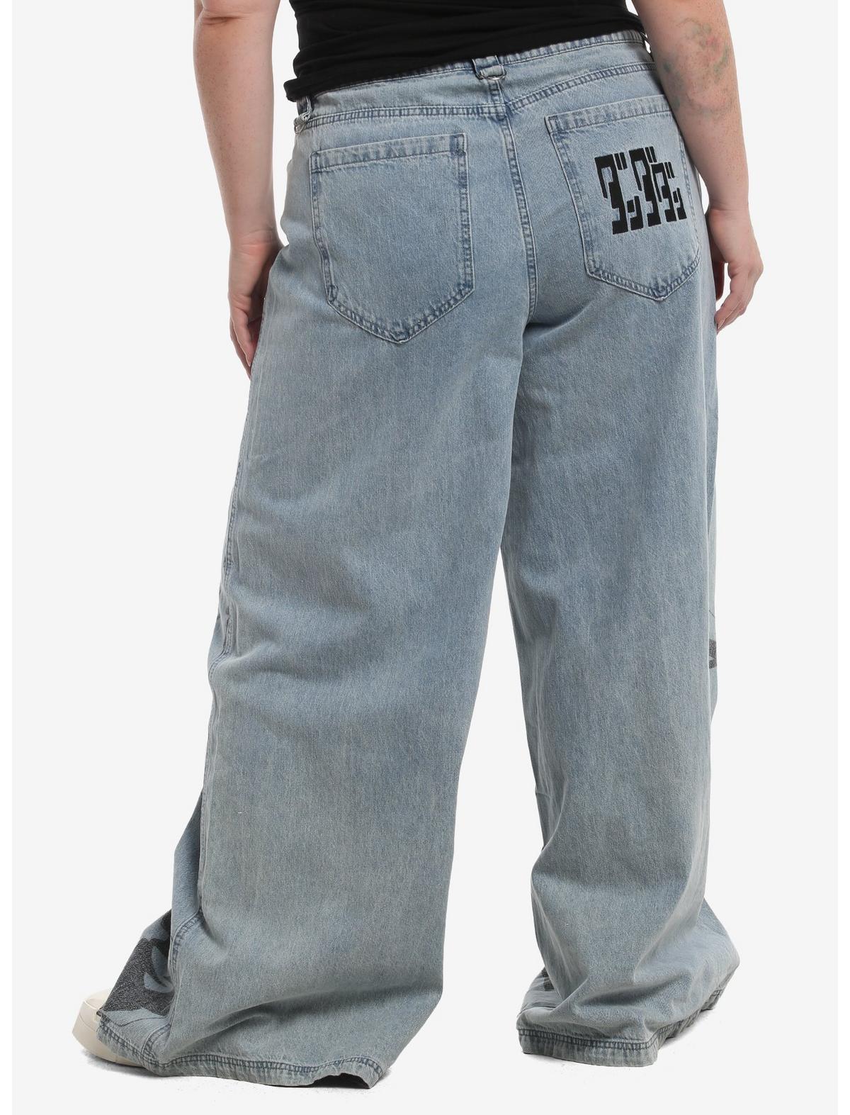 Dandadan Momo & Okarun Wide Leg Jeans Plus Size - US 7133