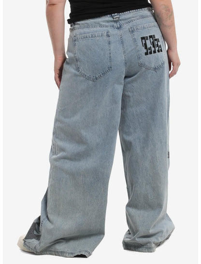 Dandadan Momo & Okarun Wide Leg Jeans Plus Size - US 7133