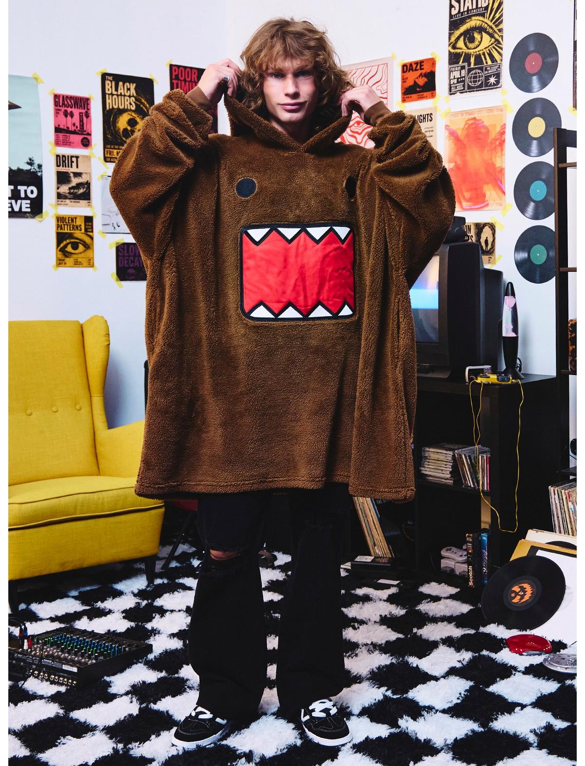 Domo Fuzzy Oversized Hoodie - US 1182