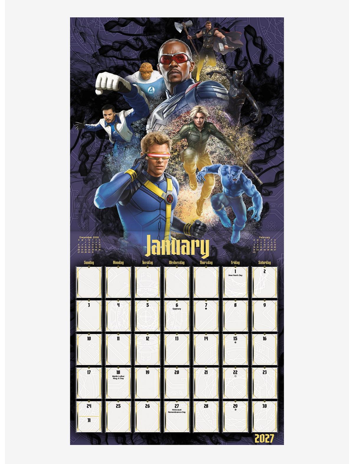 Marvel Avengers: Doomsday 2027 16-Month Calendar - US 1334