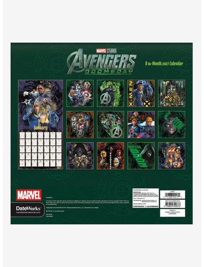 Marvel Avengers: Doomsday 2027 16-Month Calendar - US 1334