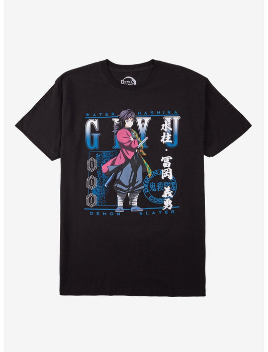 Demon Slayer: Kimetsu No Yaiba Giyu Kanji T-Shirt - US 0292
