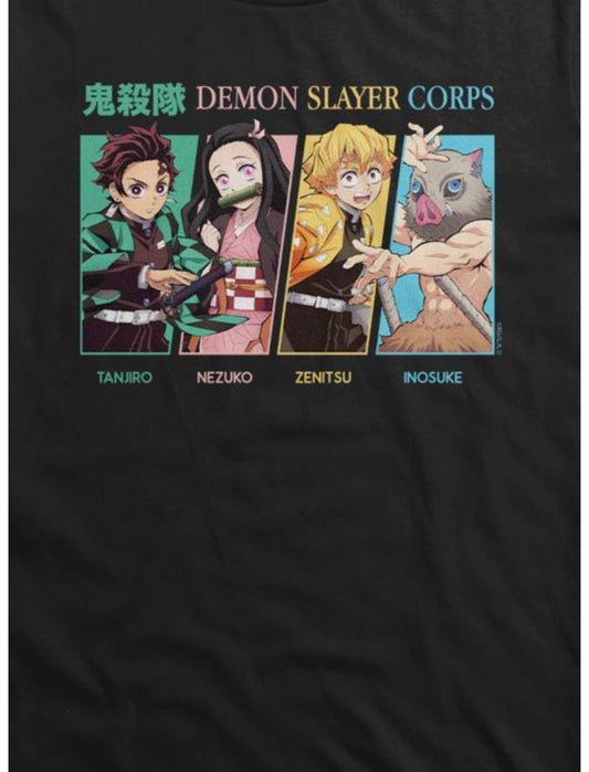 Demon Slayer Corps Character Panels T-Shirt - US 0074