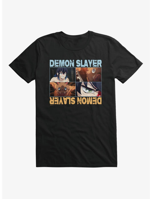 Demon Slayer Inosuke Scary Panels T-Shirt - US 8581