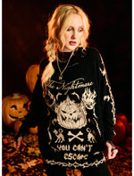 Her Universe The Nightmare Before Christmas Pumpkin King Girls Oversized Sweater - US 8195