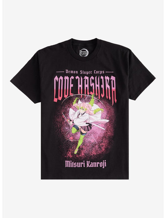 Demon Slayer: Kimetsu No Yaiba Mitsuri Pink Splatter T-Shirt - US 2097