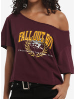 Fall Out Boy From Under The Cork Tree Girls Off-Shoulder T-Shirt - US 1251