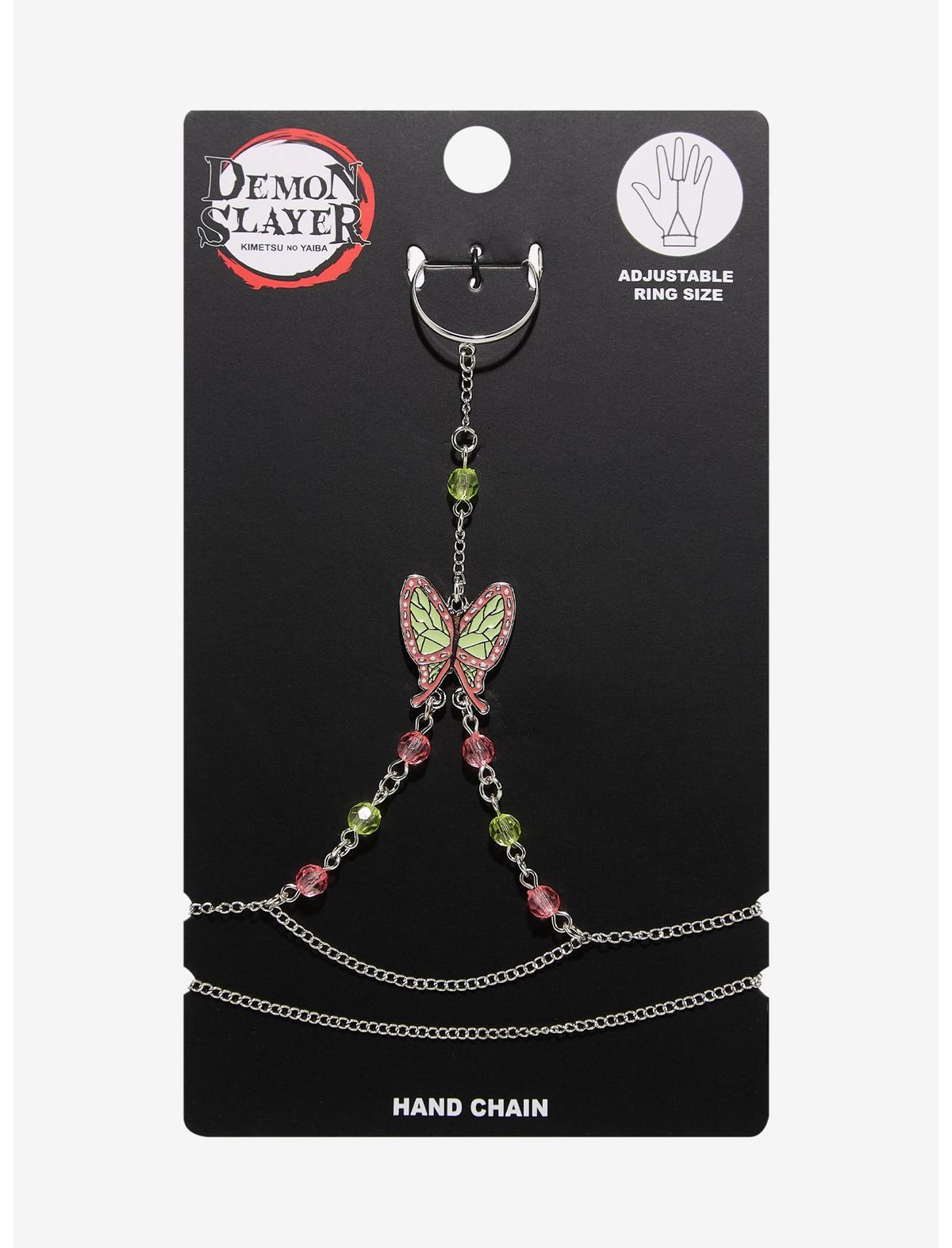 Demon Slayer: Kimetsu No Yaiba Kanao Butterfly Hand Ring Bracelet - US 5239