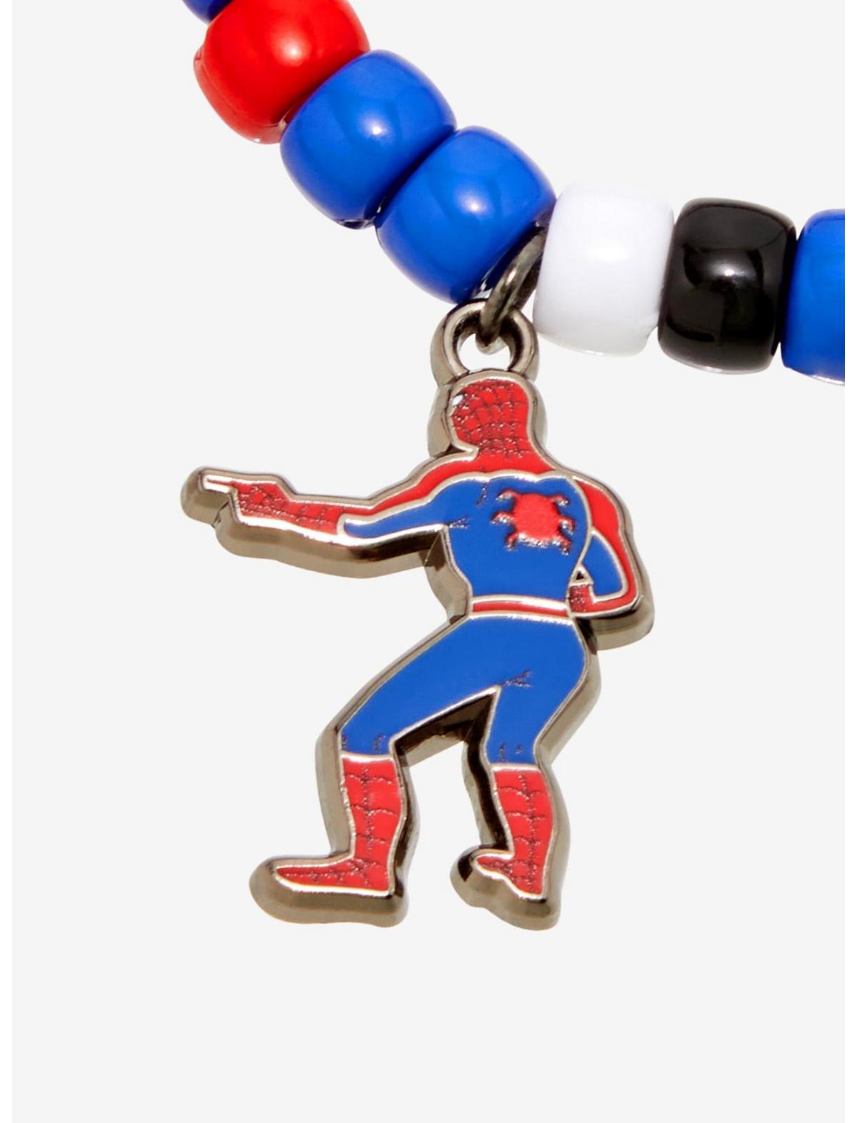 Marvel Spider-Man Pointing Meme Best Friend Bead Bracelet Set - US 8069
