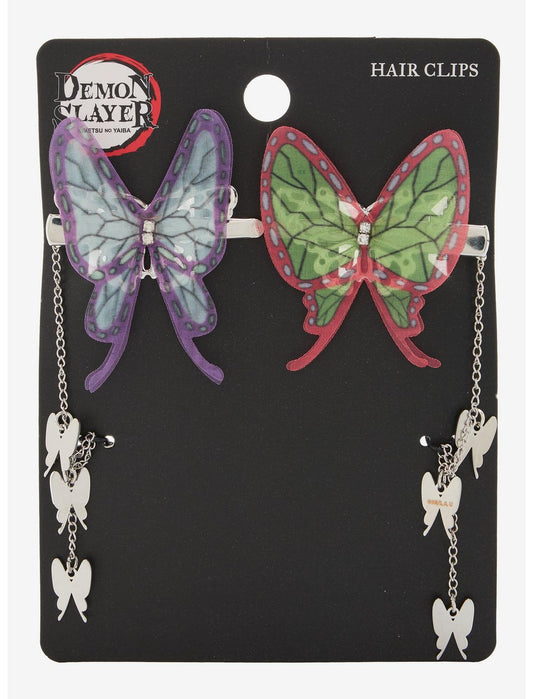 Demon Slayer: Kimetsu No Yaiba Butterfly Hair Clip Set - US 9144